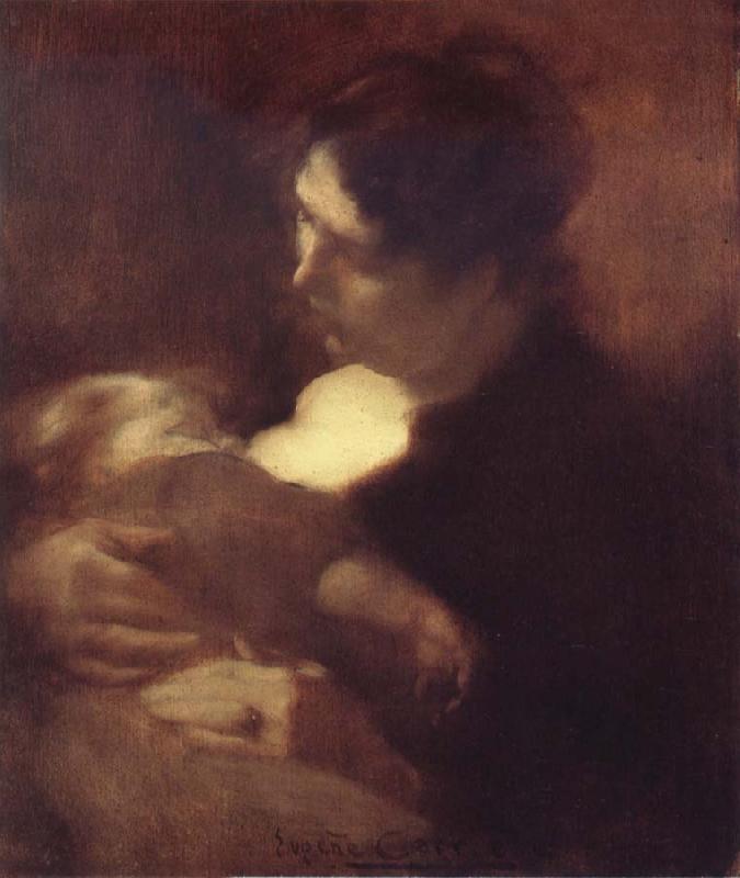 Eugene Carriere Motherhood oil painting image